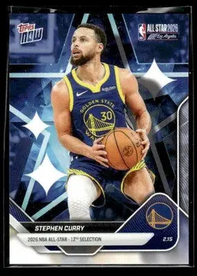2026 Topps Now All-Star Game Stephen Curry #AS1 PR 4967 Golden State Warriors