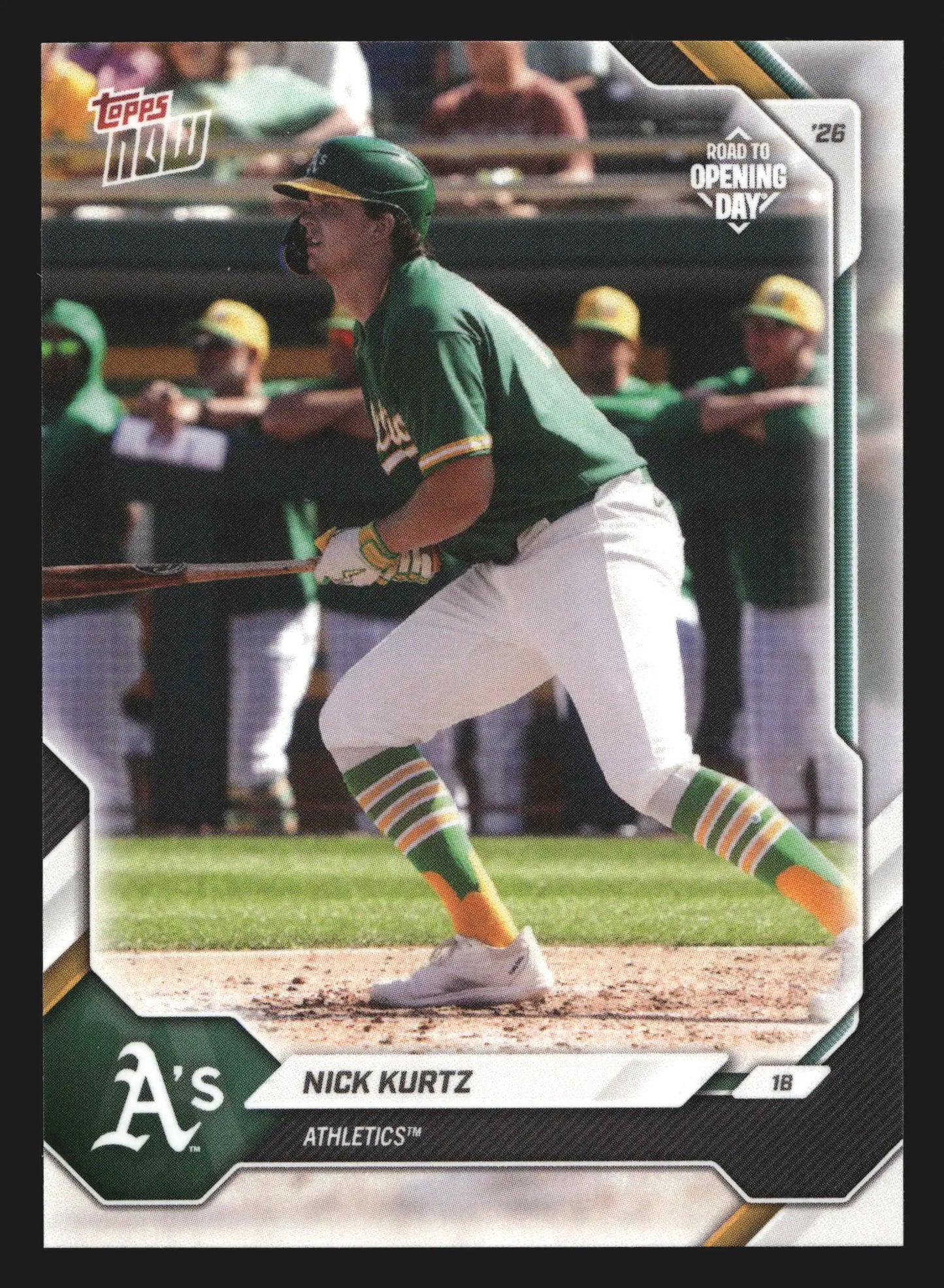 2026 Topps NOW Road to Opening Day #OD-121 Nick Kurtz A’s