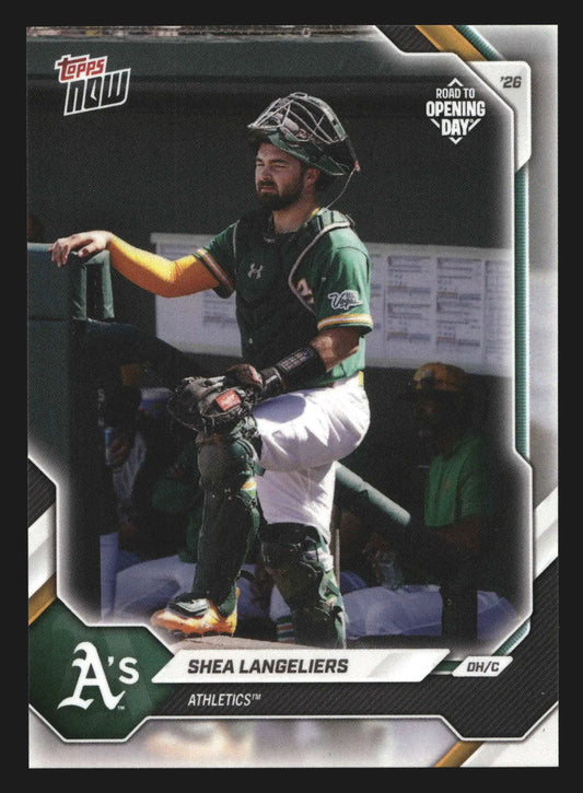 2026 Topps NOW Road to Opening Day #OD-124 Shea Langeliers