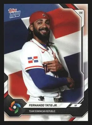 2026 Topps NOW World Baseball Classic #DR08 Fernando Tatis Jr. Dominican - Baseball Card Single