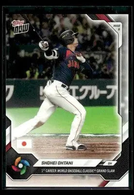 2026 Topps Now World Baseball Classic Shohei Ohtani #WB4 Japan - Baseball Card Single