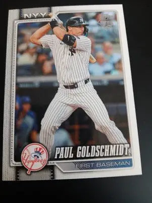 2026 Topps - Paul Goldschmidt #597 New York Yankees. NRMT+