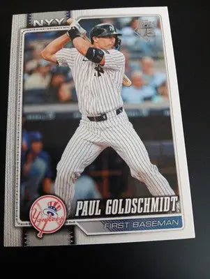 2026 Topps - Paul Goldschmidt #597 New York Yankees. NRMT+