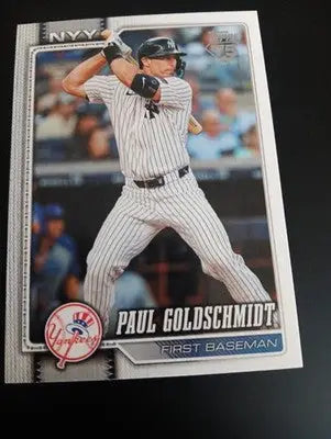 2026 Topps - Paul Goldschmidt #597 New York Yankees. NRMT+