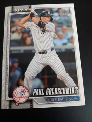 2026 Topps - Paul Goldschmidt #597 New York Yankees. NRMT+