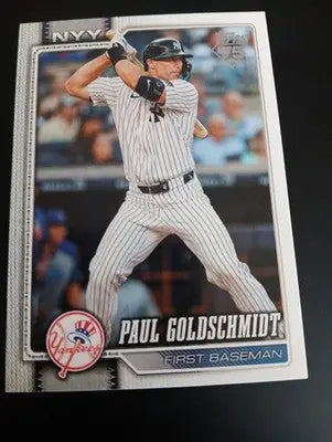 2026 Topps - Paul Goldschmidt #597 New York Yankees. NRMT+