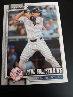 2026 Topps - Paul Goldschmidt #597 New York Yankees. NRMT+
