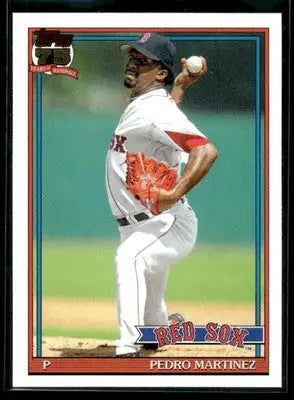 2026 Topps Pedro Martinez #T91-75 1991 Baseball 35th AnnivBoston Red Sox - Baseball Card Single