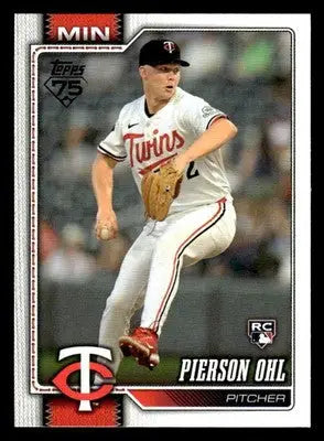 2026 Topps Pierson Ohl #321 RC Minnesota Twins - Baseball Card Single