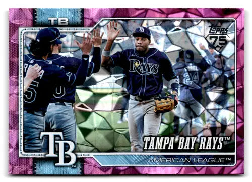 2026 Topps Pink Diamante Foil #408 Tampa Bay Rays NM Near Mint Rays Tea ID:83250