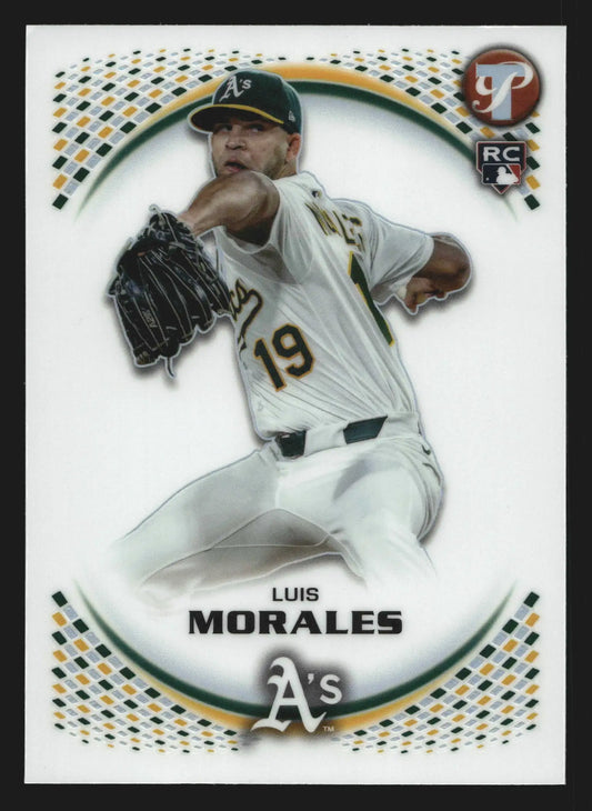 2026 Topps Pristine #10 Luis Morales Refractor RC Athletics - Baseball Card Single