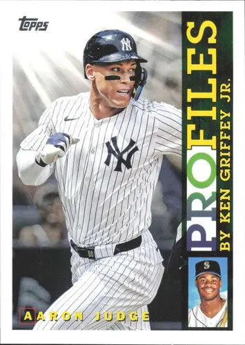2026 Topps Profiles #TP-18 Aaron Judge NM-MT Yankees ID:82203 - Baseball Card Single