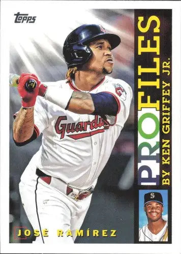 2026 Topps Profiles #TP-9 Jose Ramirez NM-MT Guardians ID:81727 - Baseball Card Single