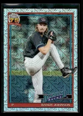 2026 Topps Randy Johnson #91C-77 1991 Topps 35th Anniv Chrome Diamondbacks - Baseball Card Single