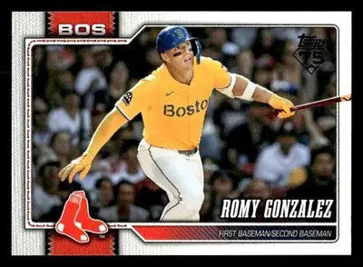 2026 Topps Romy Gonzalez #294 Boston Red Sox - Baseball Card Single