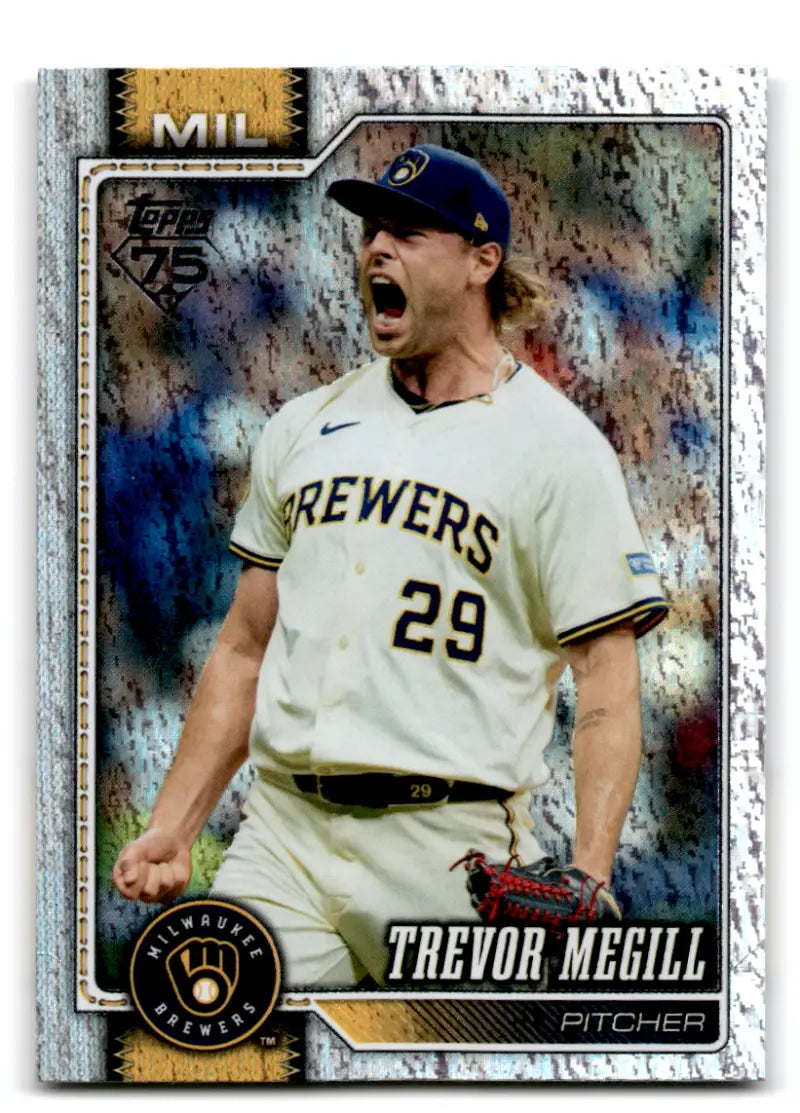 2026 Topps Sandglitter #141 Trevor Megill NM-MT Brewers ID:81708 - Baseball Card Single