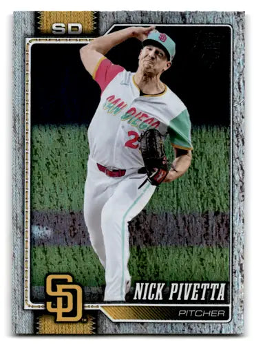 2026 Topps Sandglitter #9 Nick Pivetta NM-MT Padres ID:82187 - Baseball Card Single