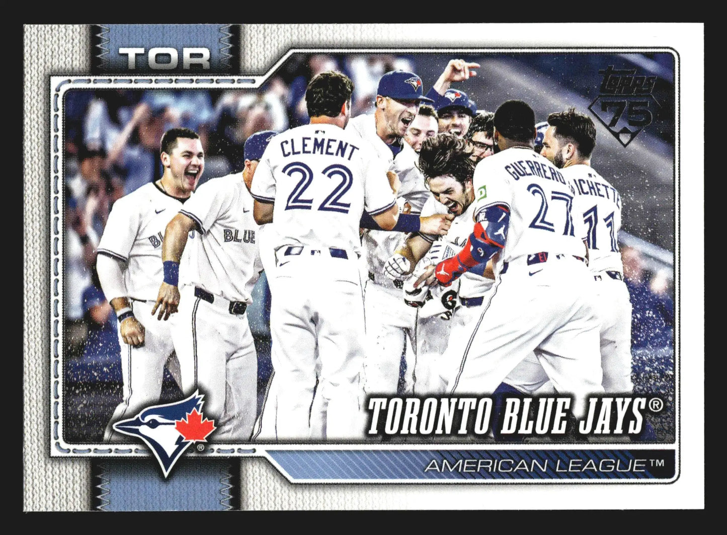 2026 Topps Series 1 #113 Toronto Blue Jays Team Card - Baseball Card Single