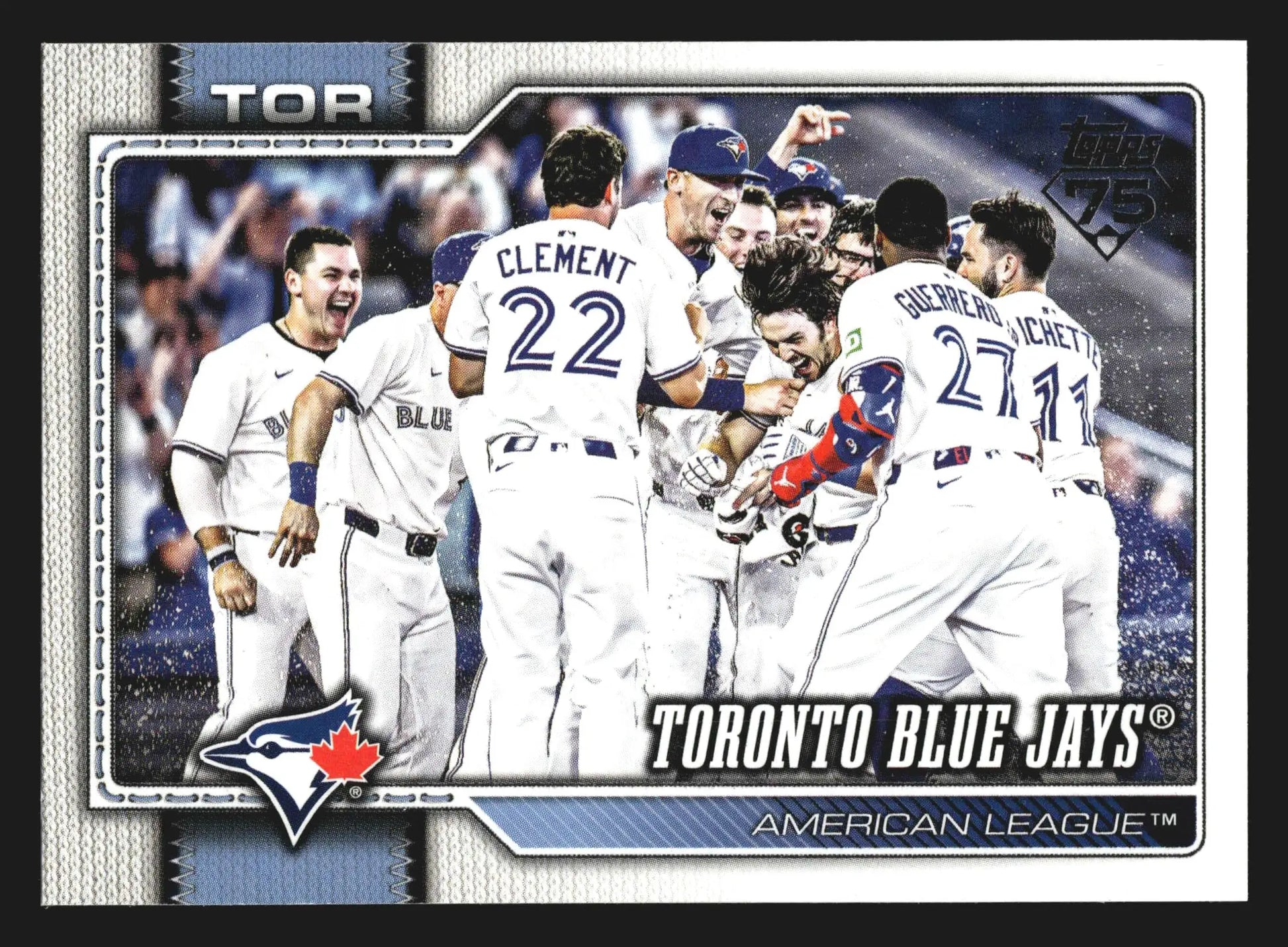 2026 Topps Series 1 #113 Toronto Blue Jays Team Card - Baseball Card Single