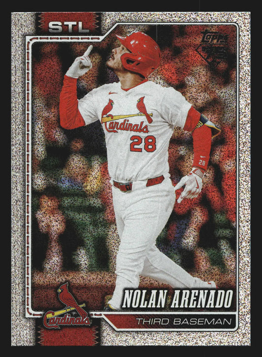 2026 Topps Series 1 #193 Nolan Arenado Sandglitter Cardinals - Baseball Card Single
