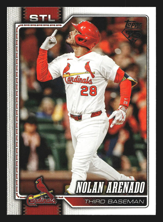 2026 Topps Series 1 #193 Nolan Arenado St. Louis Cardinals - Baseball Card Single