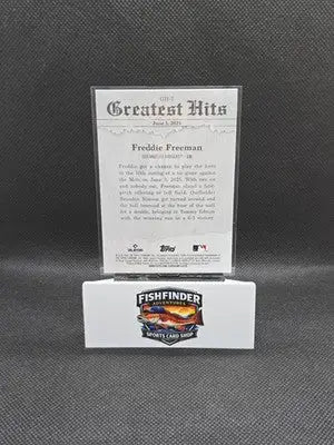 2026 Topps Series 1 - 2025 Greatest Hits Freddie Freeman #GH-7 - Baseball Card Single