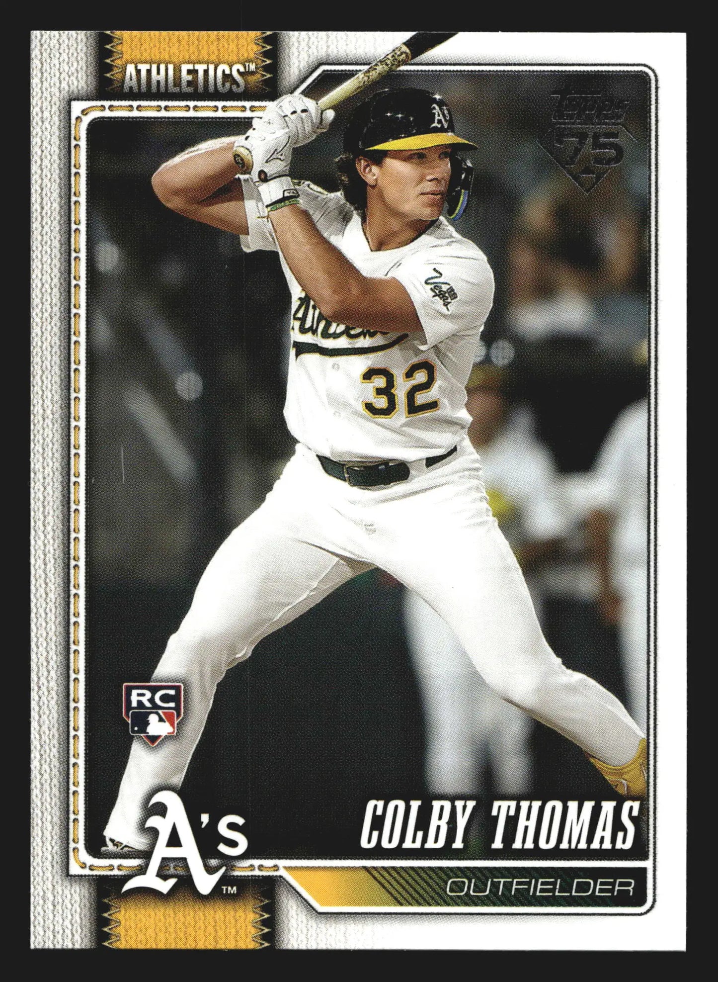 2026 Topps Series 1 #213 Colby Thomas Athletics RC - Baseball Card Single
