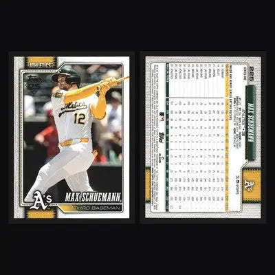 2026 Topps Series 1 #225 Max Schuemann Athletics - Baseball Card Single
