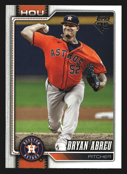 2026 Topps Series 1 #231 Bryan Abreu Houston Astros - Baseball Card Single
