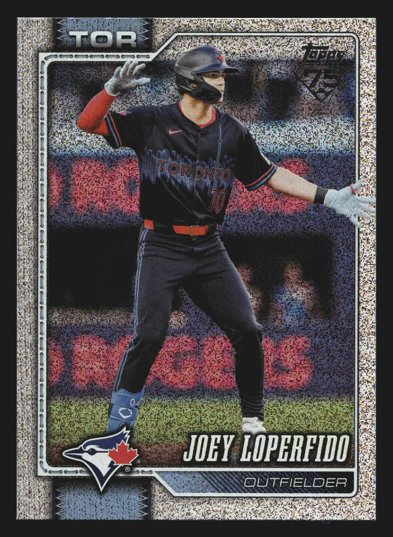 2026 Topps Series 1 #263 Joey Loperfido Sandglitter Blue Jays