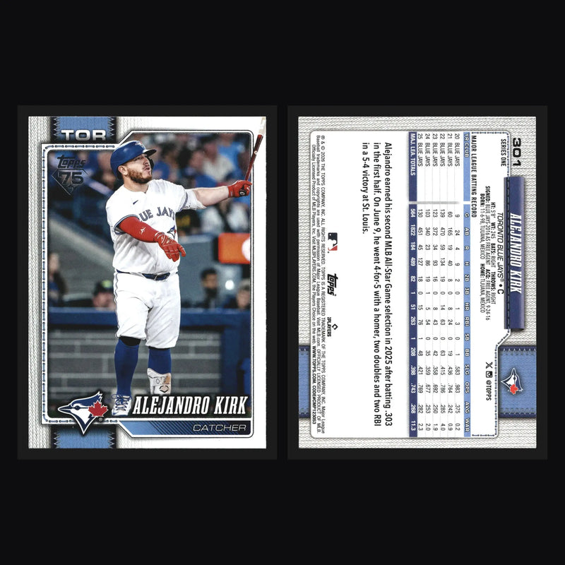 2026 Topps Series 1 #301 Alejandro Kirk Toronto Blue Jays