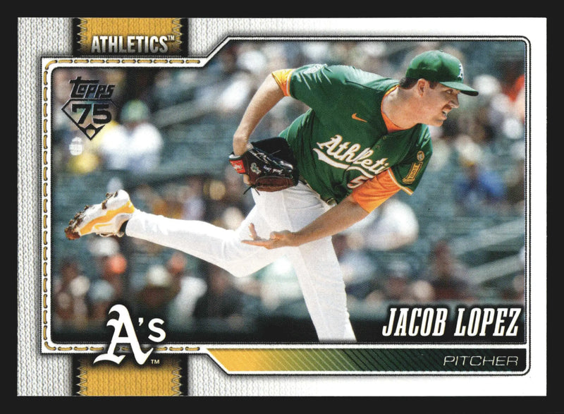 2026 Topps Series 1 #76 Jacob Lopez Athletics