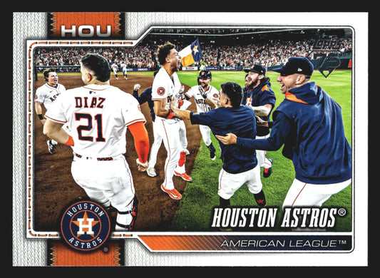 2026 Topps Series 1 #89 Houston Astros Team Card - Baseball Card Single