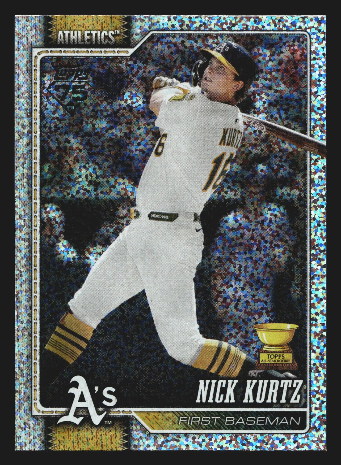 2026 Topps Series 1 #97 Nick Kurtz Sandglitter Athletics