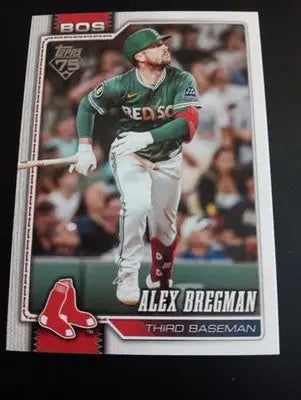 2026 Topps Series 1 - Alex Bregman #135. Red Sox. NRMT+ - Baseball Card Single