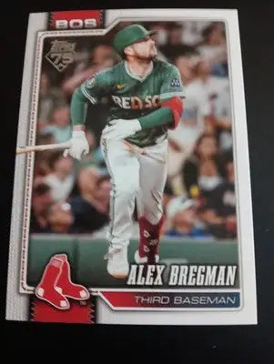 2026 Topps Series 1 - Alex Bregman #135. Red Sox. NRMT+ - Baseball Card Single