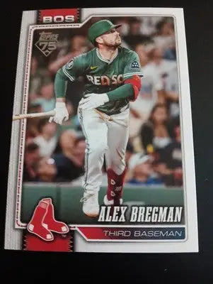 2026 Topps Series 1 - Alex Bregman #135. Red Sox. NRMT+ - Baseball Card Single