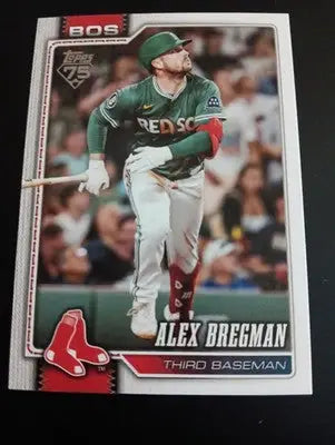 2026 Topps Series 1 - Alex Bregman #135. Red Sox. NRMT+ - Baseball Card Single
