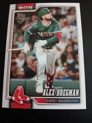 2026 Topps Series 1 - Alex Bregman #135. Red Sox. NRMT+ - Baseball Card Single