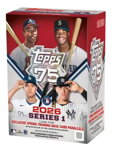 2026 TOPPS SERIES 1 BASEBALL VALUE BLASTER BOX (72 cards) - Baseball Card Box