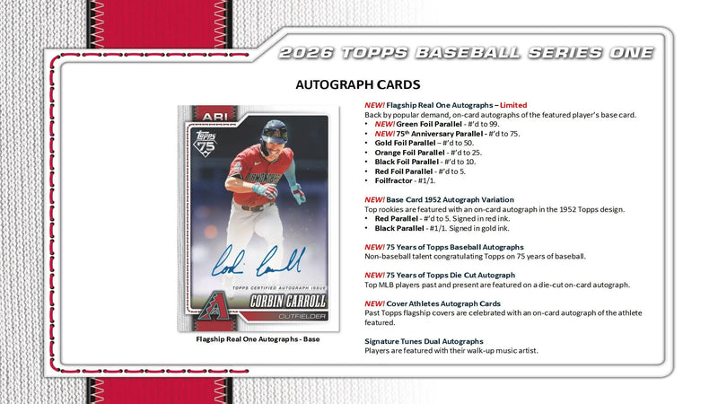 2026 Topps Series 1 Baseball Value Pack - Baseball Card Box