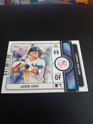 2026 Topps Series 1 - Big Ticket Players Aaron Judge. NY Yankees. #BTP-18. NRMT+ - Baseball Card Single