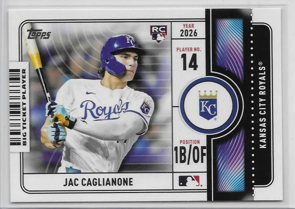 2026 Topps Series 1 #BTP-22 Jac Caglianone Big Ticket Player a-23