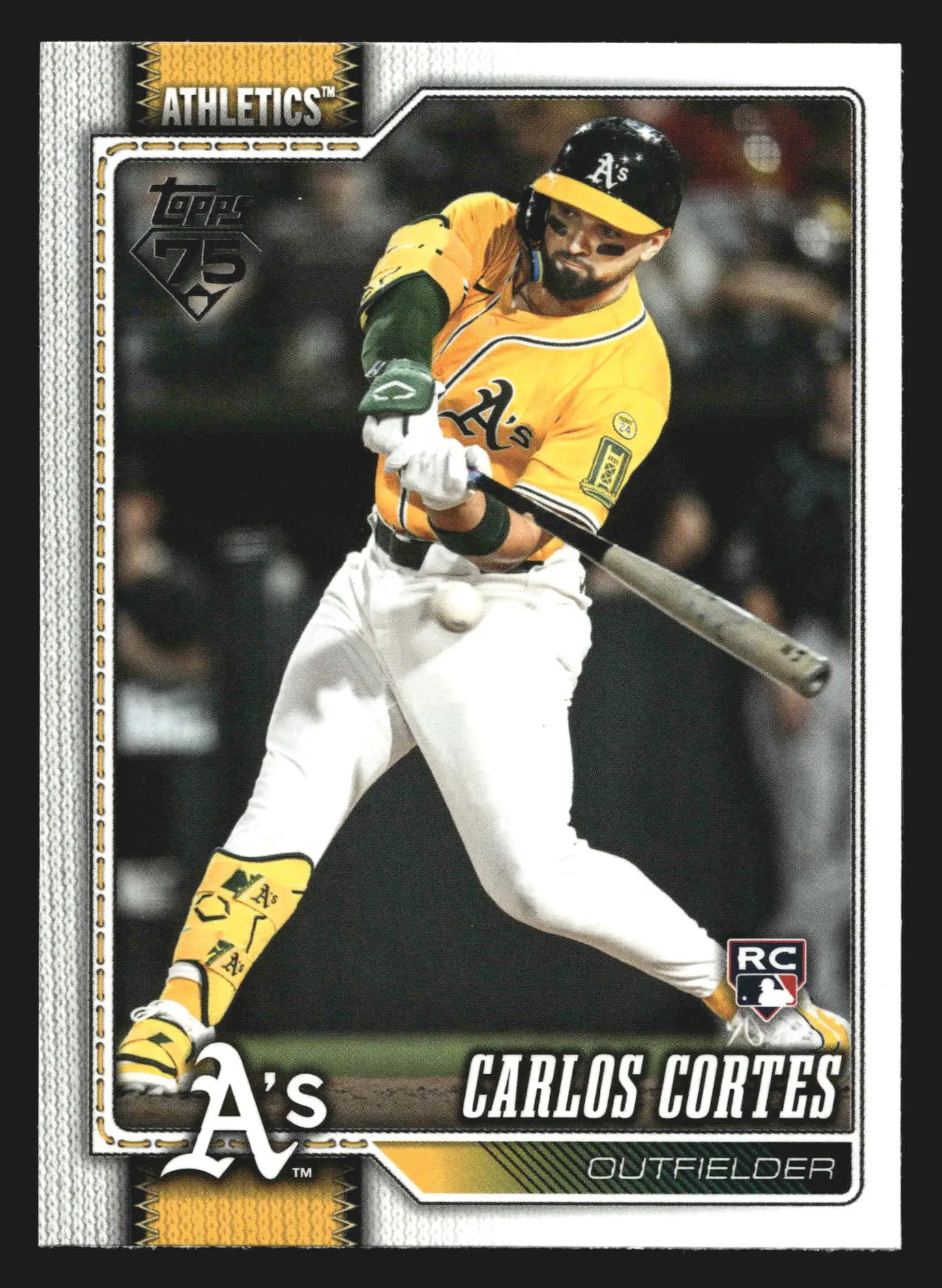 2026 Topps Series 1 Carlos Cortes #249 RC Athletics - Baseball Card Single