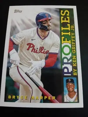 2026 Topps Series 1 - Profiles Bryce Harper #TP-19. Phillies. NRMT+