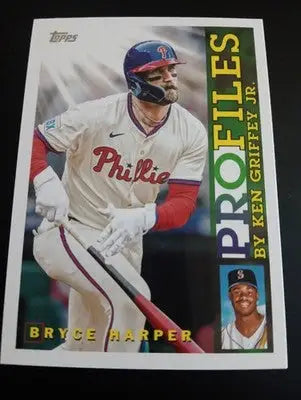 2026 Topps Series 1 - Profiles Bryce Harper #TP-19. Phillies. NRMT+