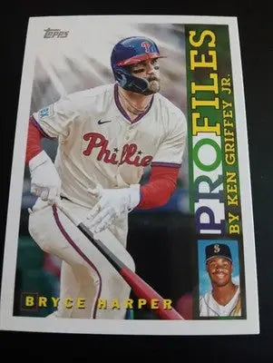 2026 Topps Series 1 - Profiles Bryce Harper #TP-19. Phillies. NRMT+