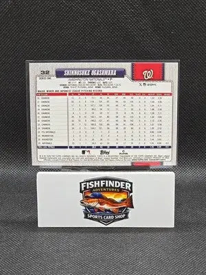 2026 Topps Series 1 - Shinnosuke Ogasawara #32 Green Leaf Foil (RC) - Baseball Card Single