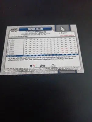 2026 Topps Series 1 - Shohei Ohtani #200. Dodgers. ’Topps 75’. NRMT+ - Baseball Card Single