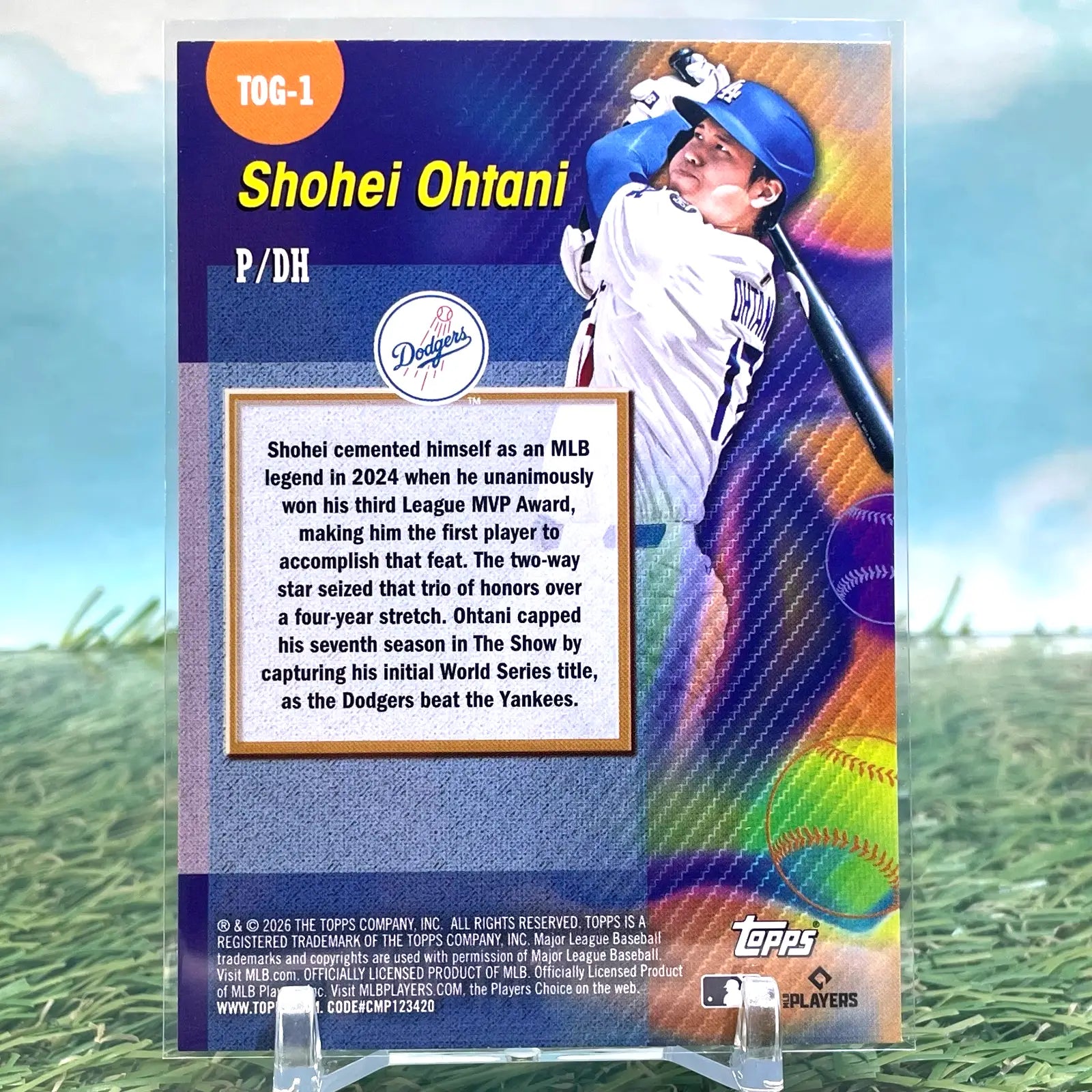 2026 Topps Series 1 Titans of the Game Shohei Ohtani #TOG-1 KM09 - Baseball Card Single